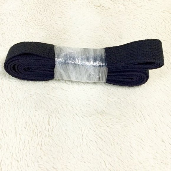 4+ Yards Black Canvas Webbing Strap - 1" - Picture 1 of 11